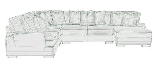 Wireframe Input for Furniture Render | iSculptor